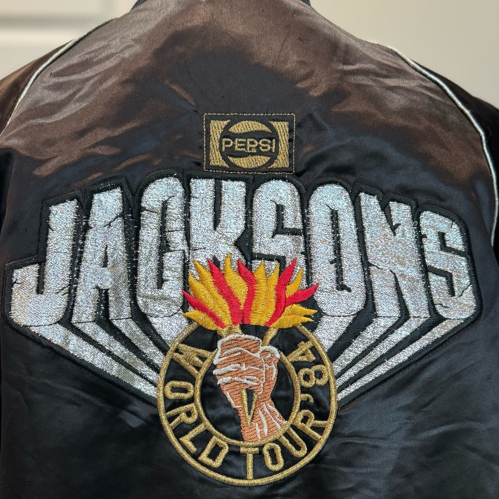 Vintage 1984 Jacksons World Tour UPSTREAM jacket Michael Jackson - Picture 12 of 15